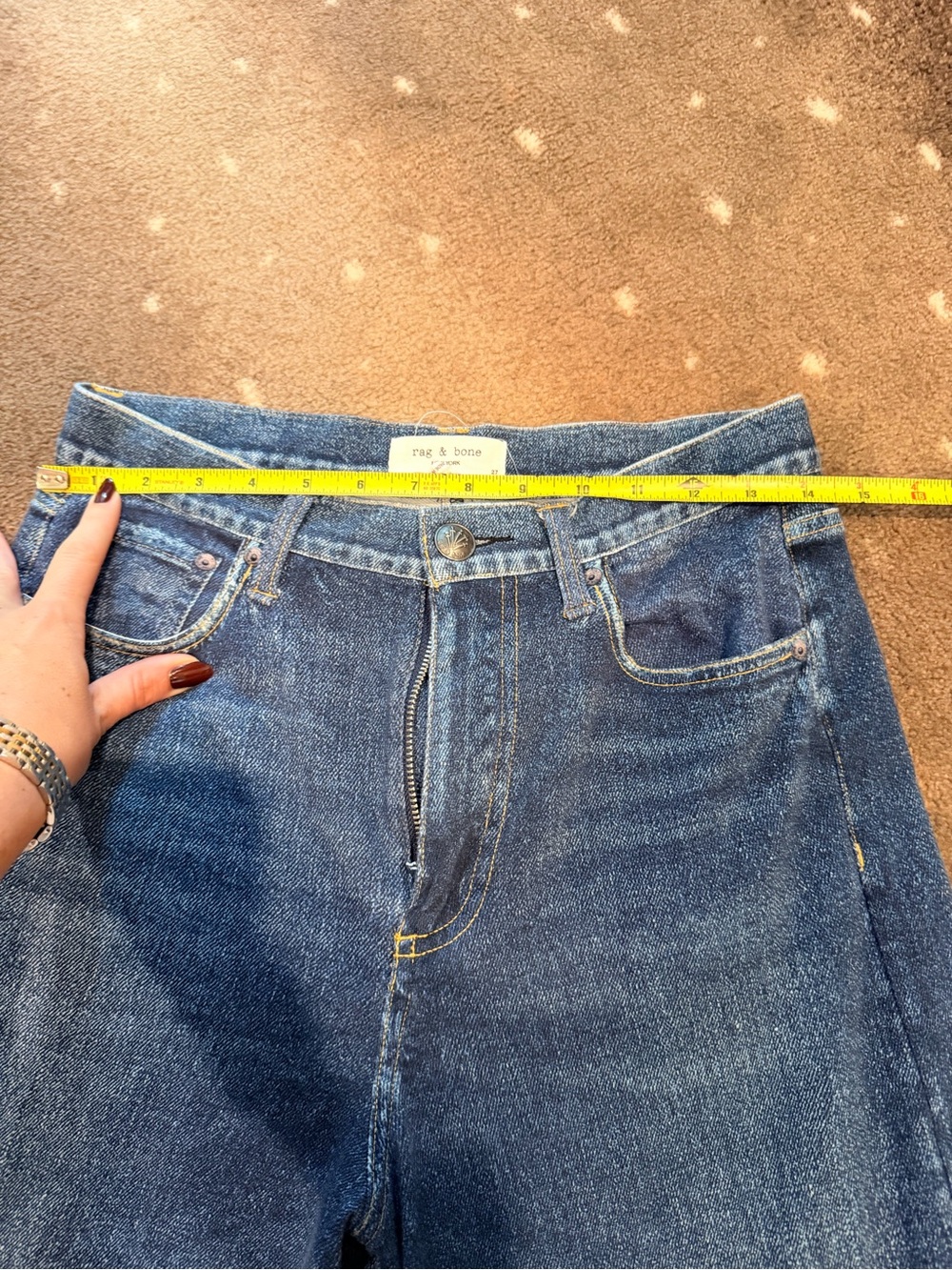 Rag & Bone Sofie viral Miramar jeans - Picture 3 of 5